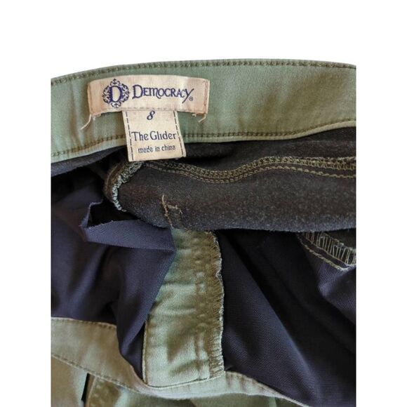 Democracy Women's Size 8 Glider Olive Green Pull On Casual Jeggings - Picture 5 of 5